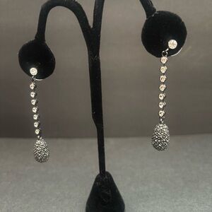 Elegant Silver Drop Earrings